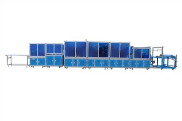 Vollautomatische Maschine zur Herstellung verstärkter OP-Kittel und Arzttücher